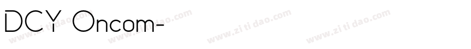 DCY Oncom字体转换